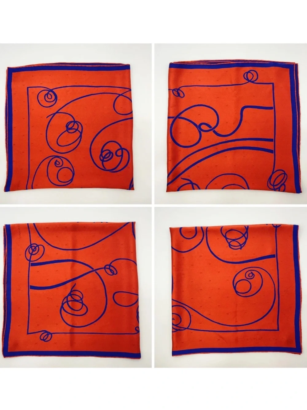 Louis Vuitton Carré 90 Chemin Fusin André Putman Silk Scarf- Signed